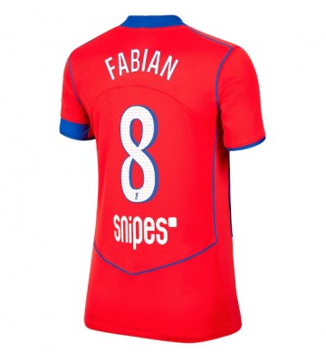 Paris Saint-Germain Fabian Ruiz #8 Tredjetrøje Dame 2025-26 Kortærmet